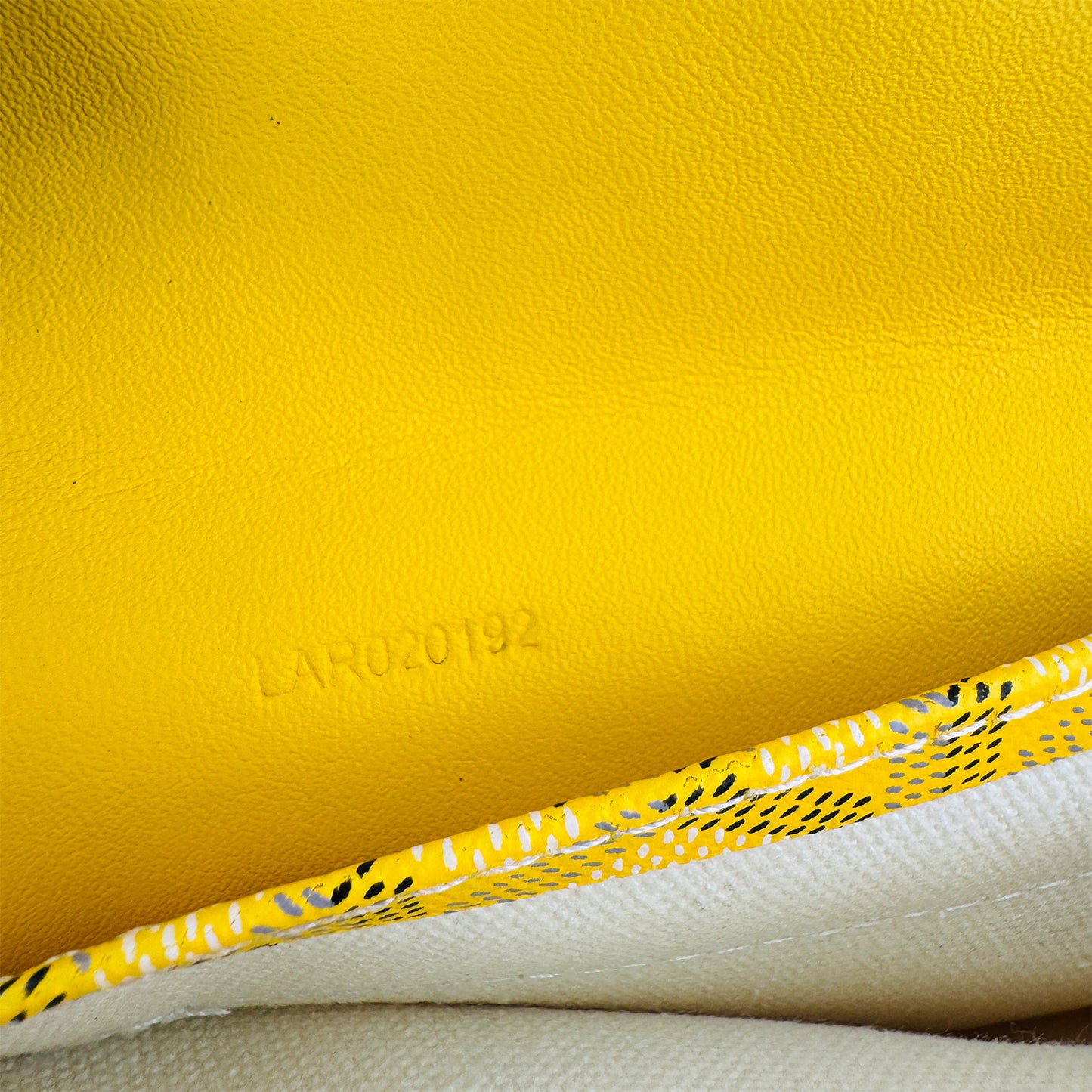 Goyard Saint Louis Yellow Goyardine Canvas Tote Bag