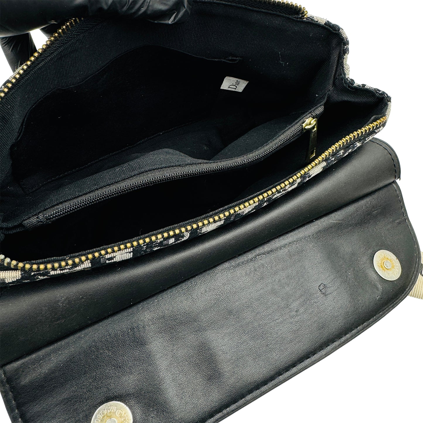 Christian Dior Diorcamp Messenger 'Beige Black' Hand Bag