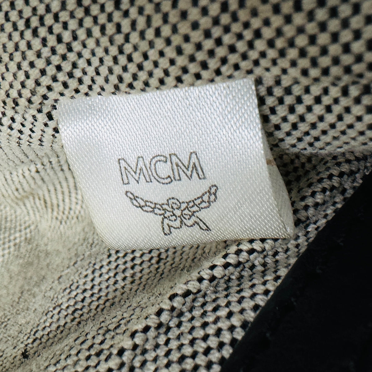 MCM Zebra Keana 'Black White' Boston Bag