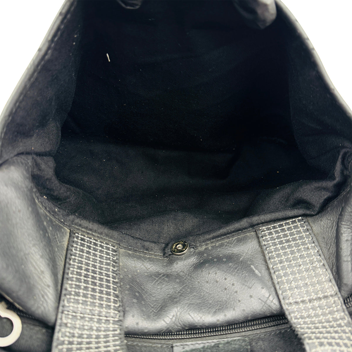 Salvatore Ferragamo Black Leather Satchel Bag