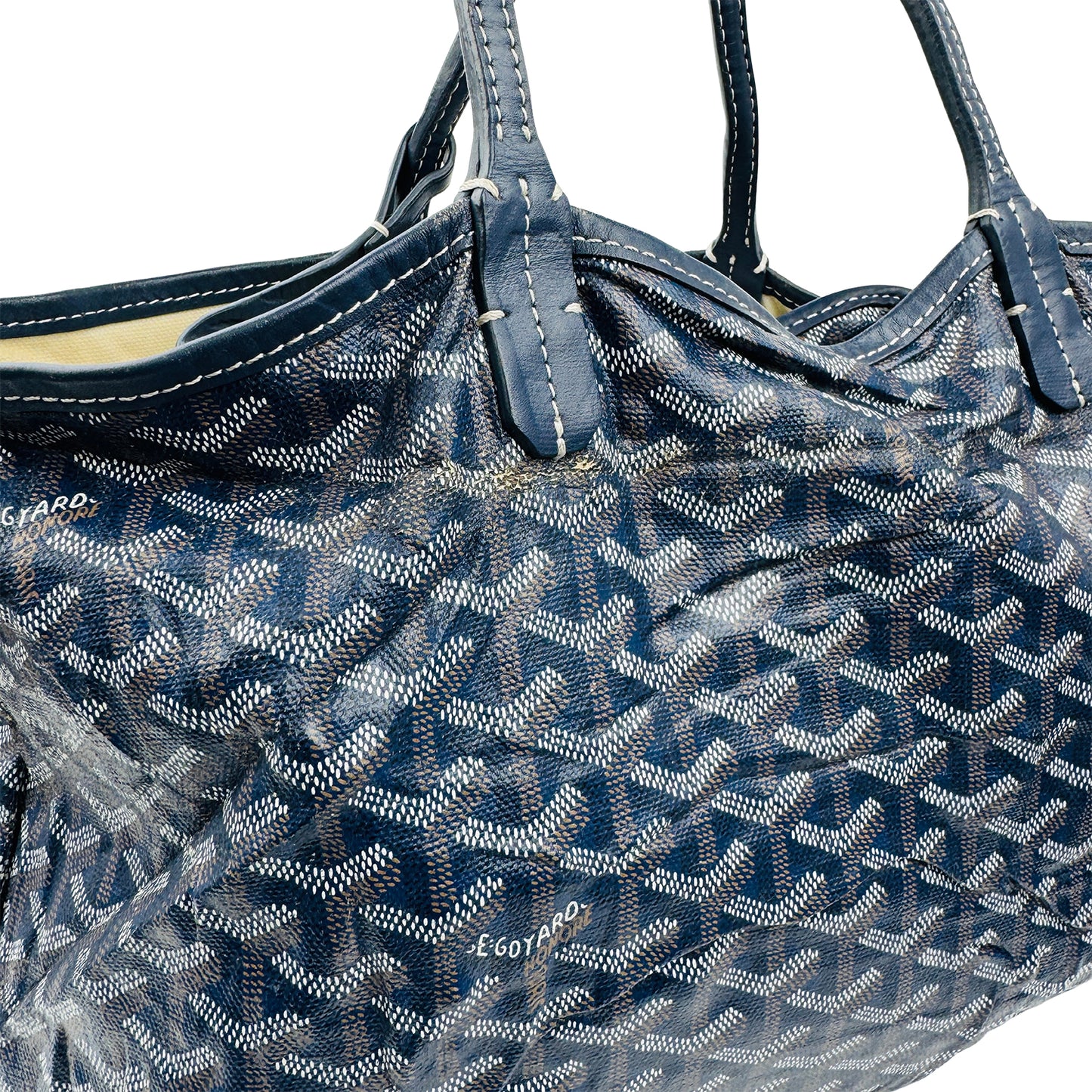 Goyard Saint Louis PM Navy Blue Tote Bag - 020152