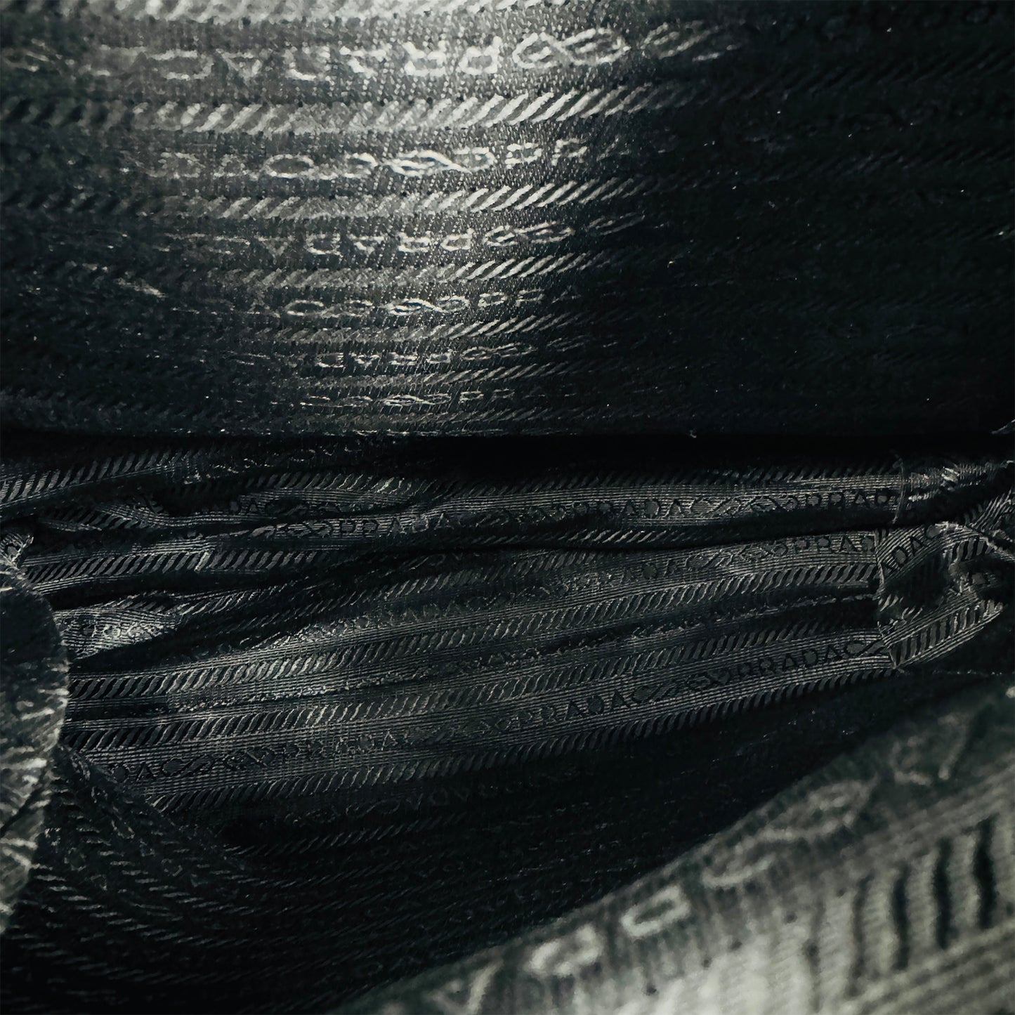 Prada Black Tessuto Nylon Double Buckle Backpack