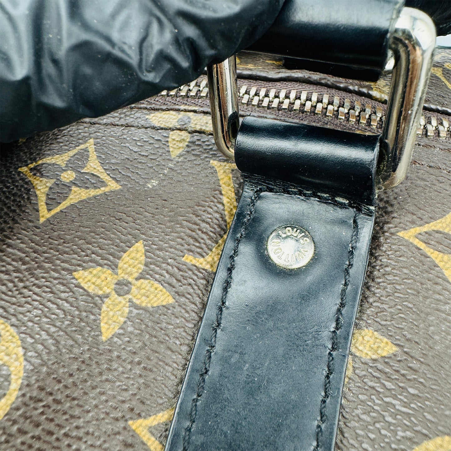 Louis Vuitton Keepall 55 Brown Duffel Bag