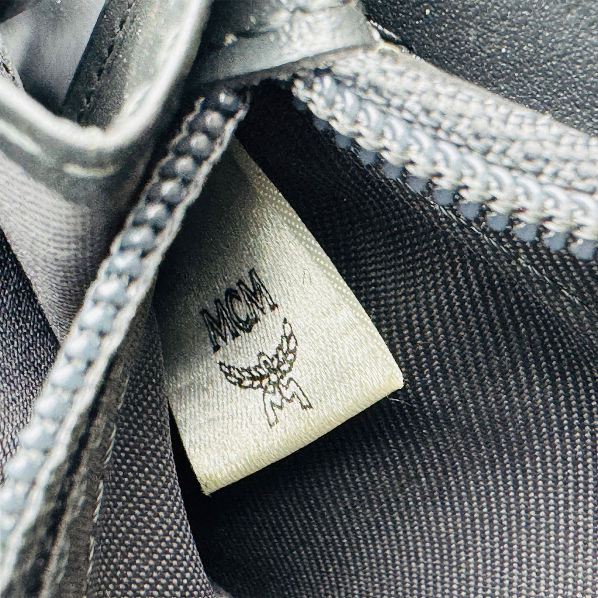 MCM Crocodile-Embossed Leather Long Trifold Wallet