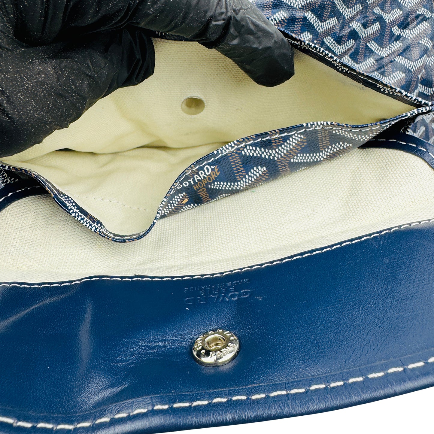 Goyard Saint Louis PM Navy Blue Tote Bag - 020152