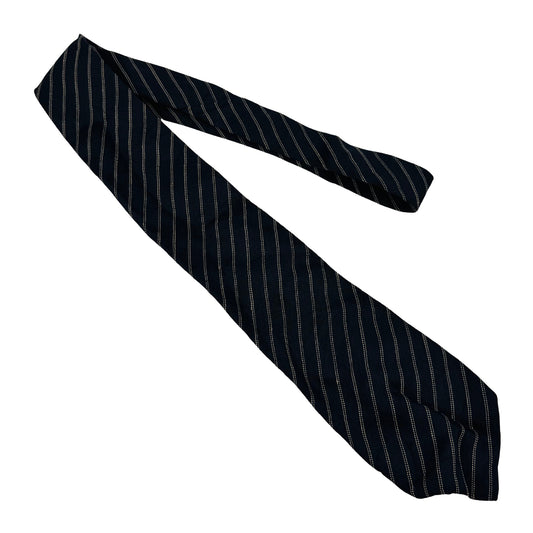 Burberry Navy Blue Tie (Size Regular)