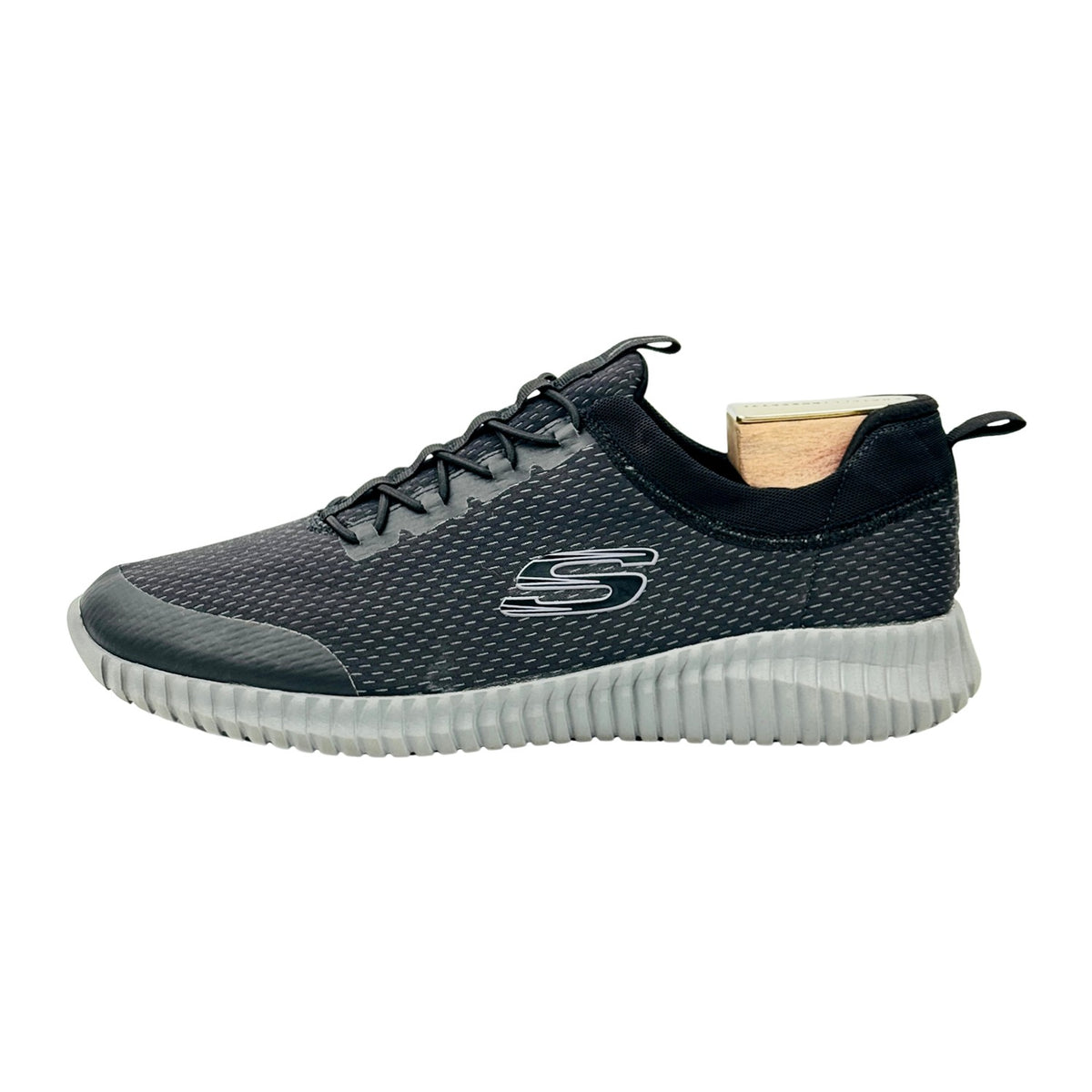 Skechers Elite Flex - Belburn Shoes (Size 45) - 52529 BKCC