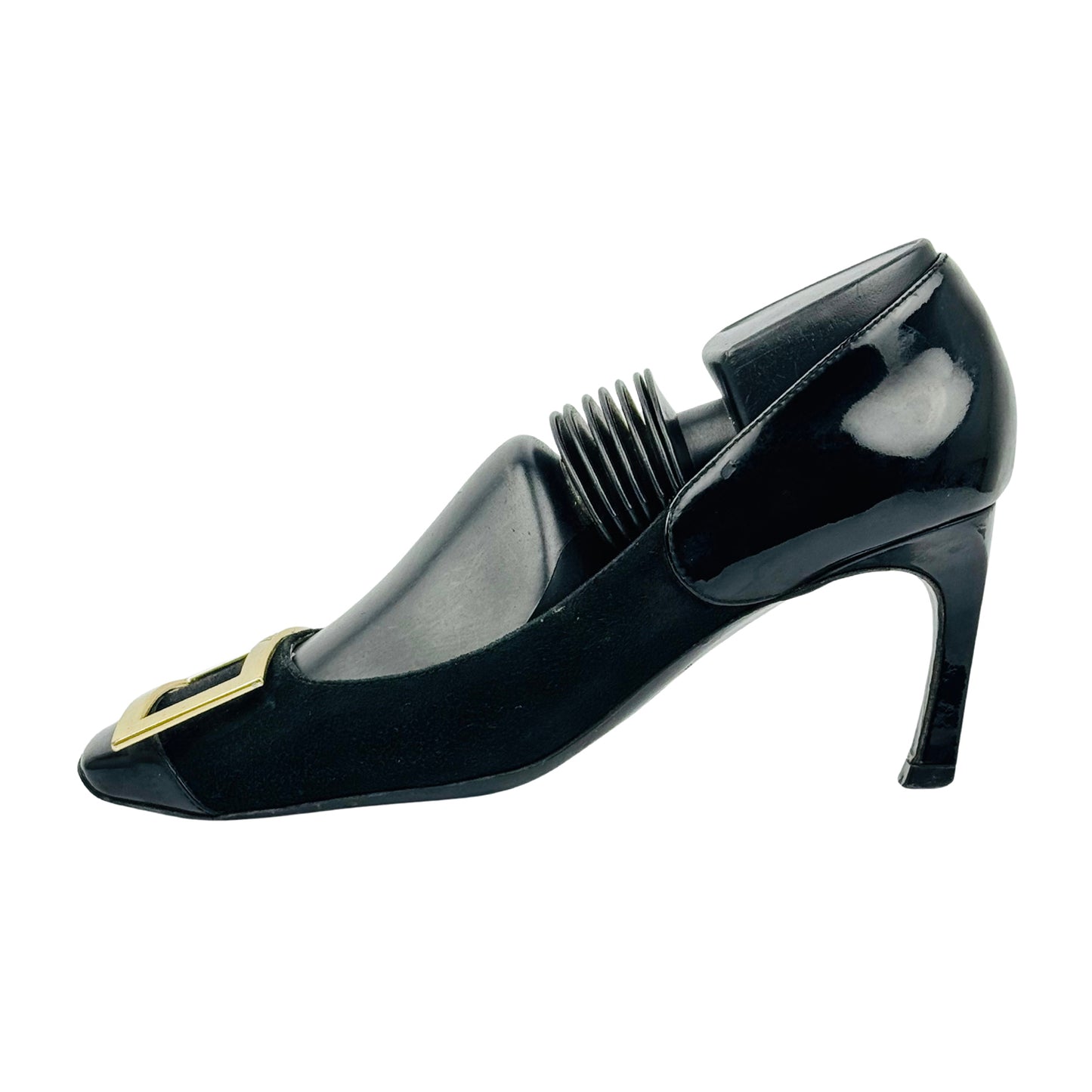 Roger Vivier Women's Trompette Black Heels (Size 38)