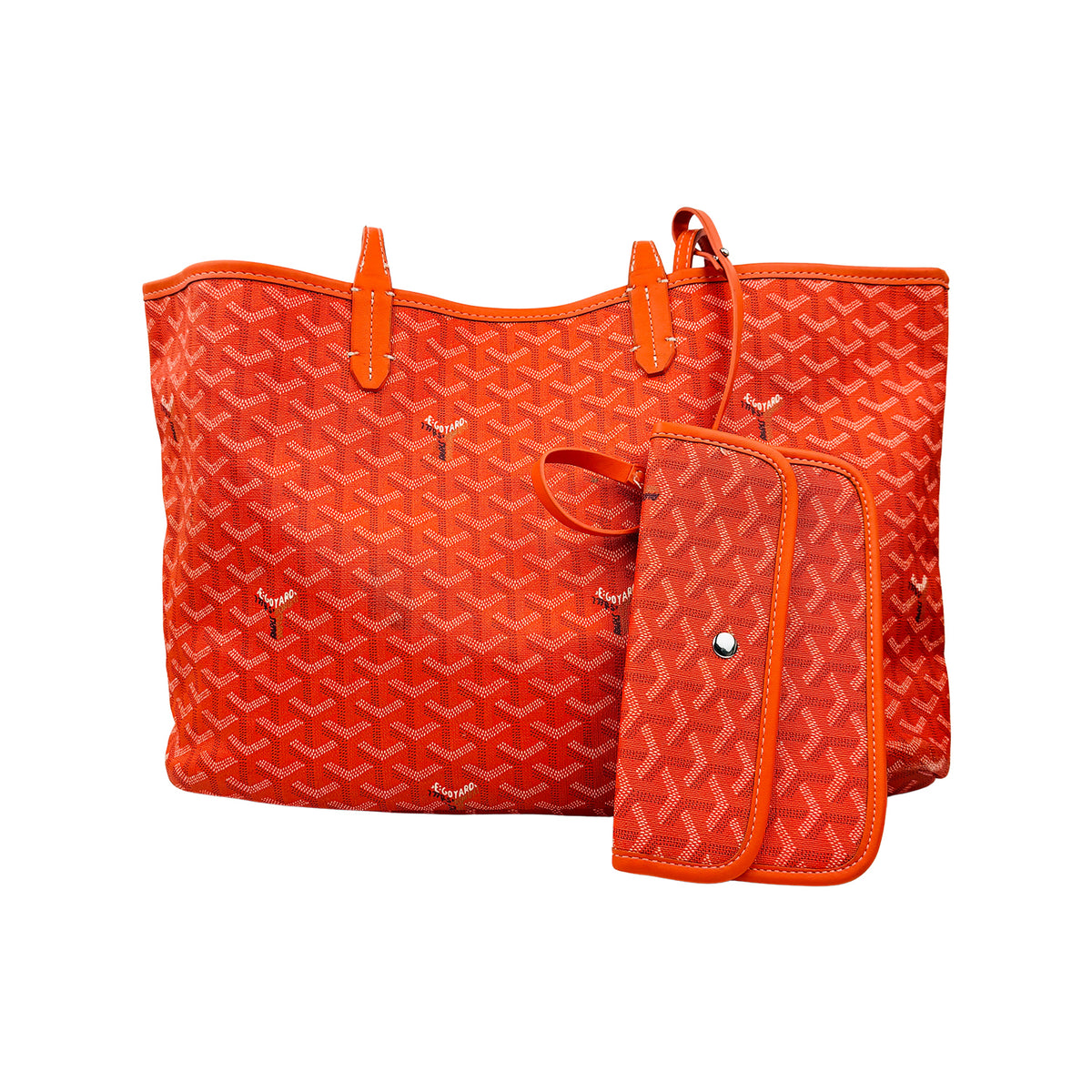 Goyard Saint Louis PM 'Bright Orange' Tote Bag