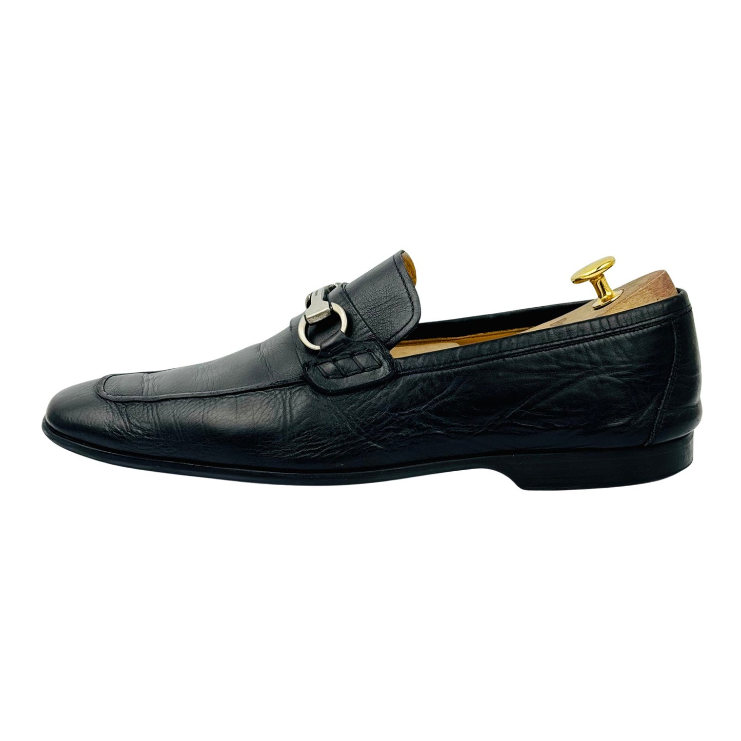 Magnanni Rafa II Black Horsebit Loafer (Size 43/43.5) - 18456