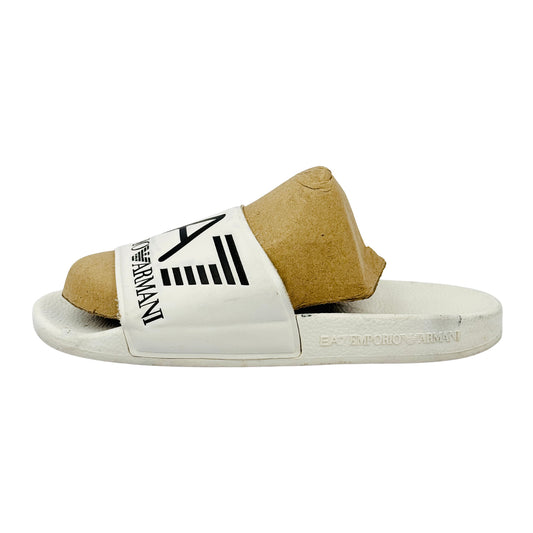 Emporio Armani EA7 Sliders with Oversized Logo Slides (Size 42/42.5) - XCP001 XCC22 00001