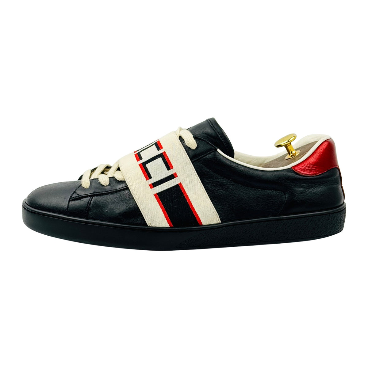 Gucci Ace Stripe Low-Top Sneakers (Size 43) - 523469 0FIV0 1076
