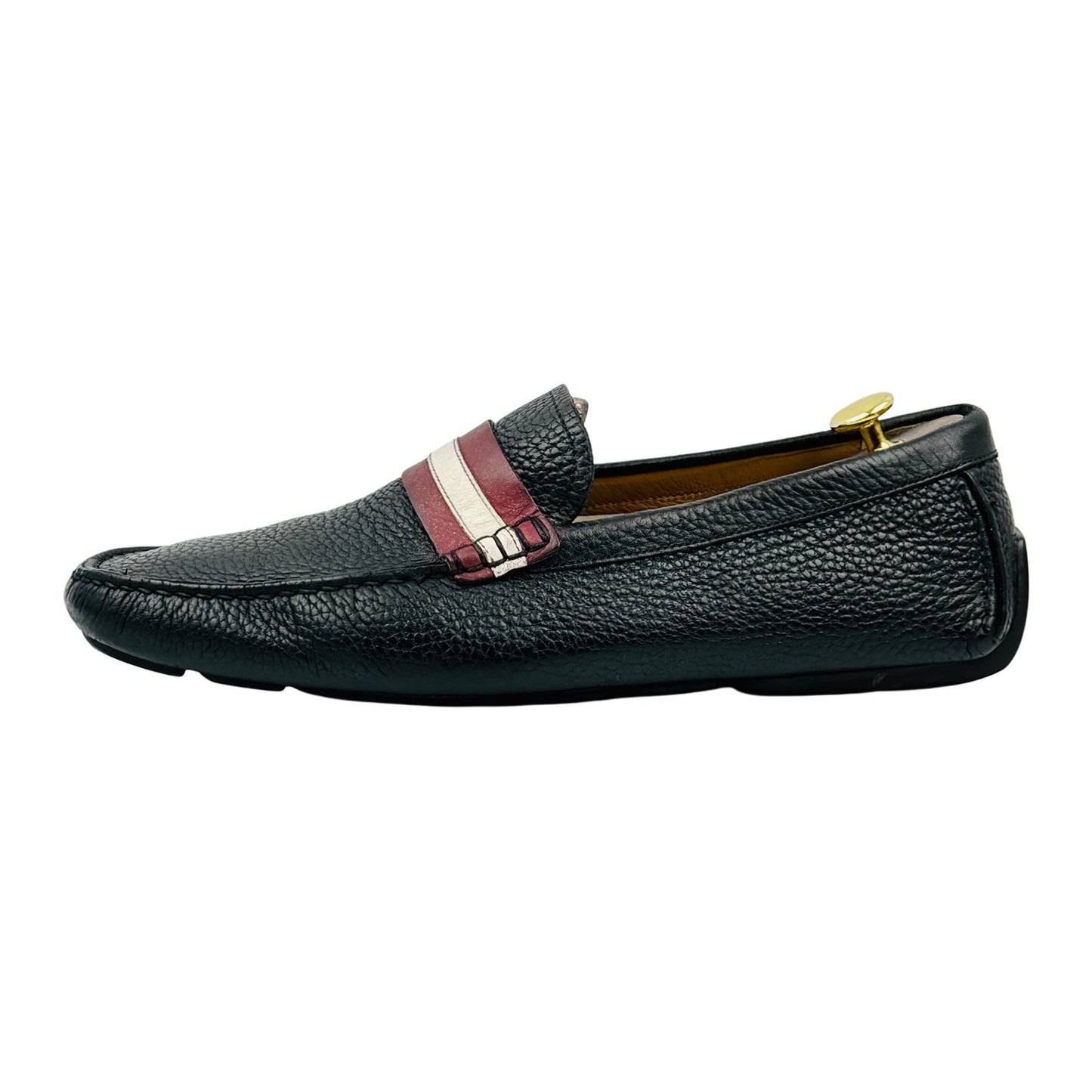Bally Men's Black Leather Driving Loafers (Size 43.5)