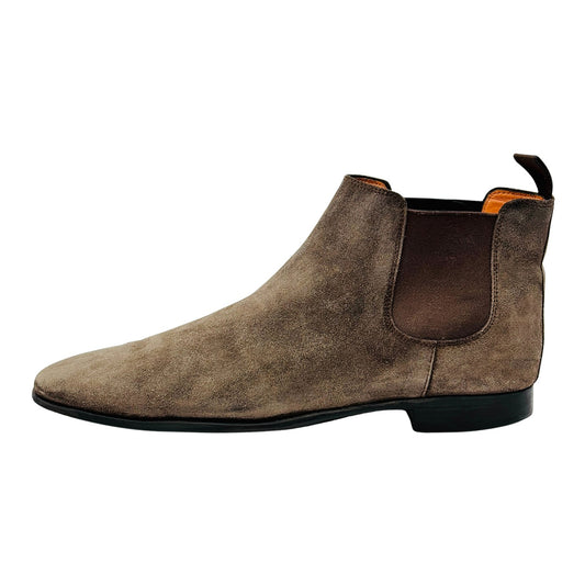 Santoni Brown Suede Chelsea Boots (Size 43/43.5)