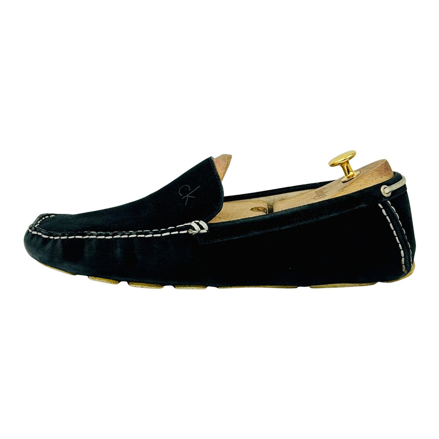 Calvin Klein Men's Black Suede Loafer (Size 42.5)