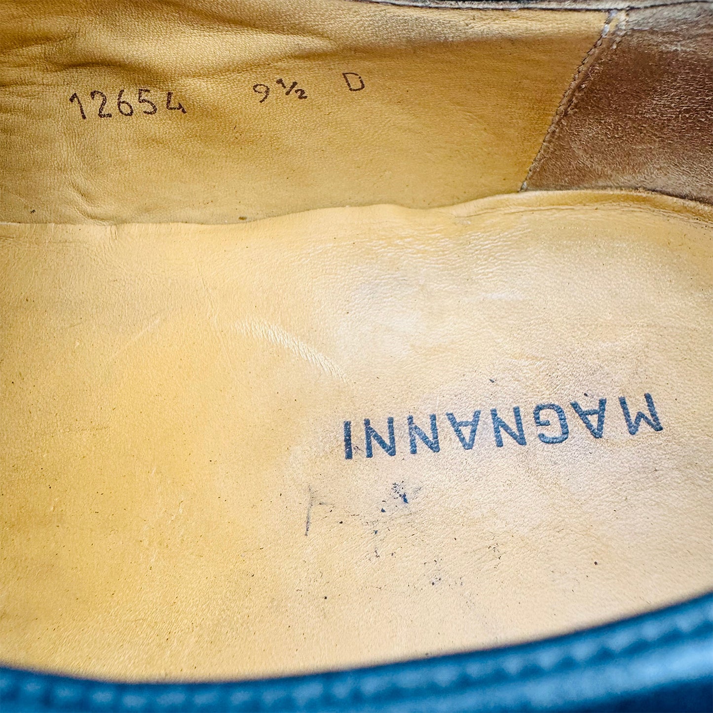 Magnanni Men's Federico Black Leather Oxfords (Size 43)