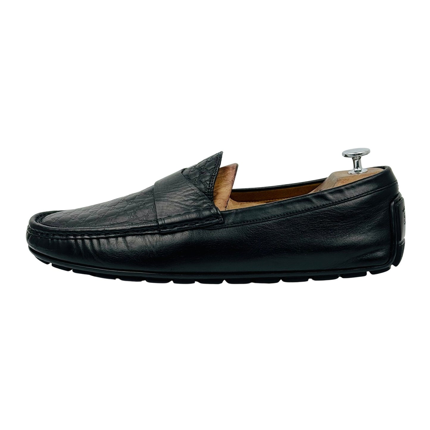 Gucci Microguccissima GG Embossed Loafers (Size 45/45.5)