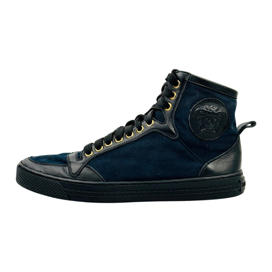Versace Men's Tessuto-Vitello Sneakers (Size 40.5/41)