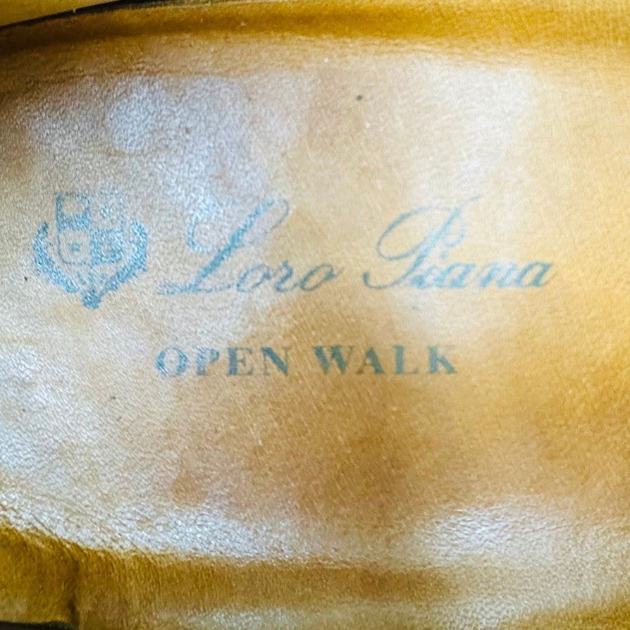 Loro Piana Open Walk Midnight Blue Ankle Boots (Size 45)