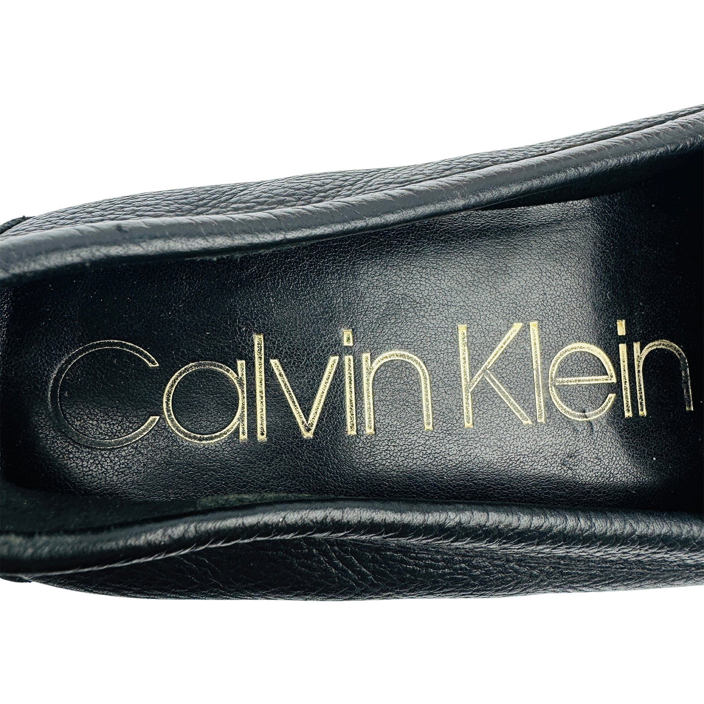 Calvin Klein Women's Lilliana Black Loafers (Size 37.5)