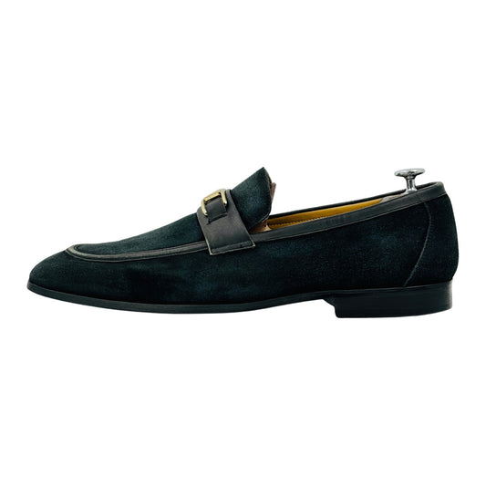 Valentino Men's Navy Italian Loafers (Size 46)