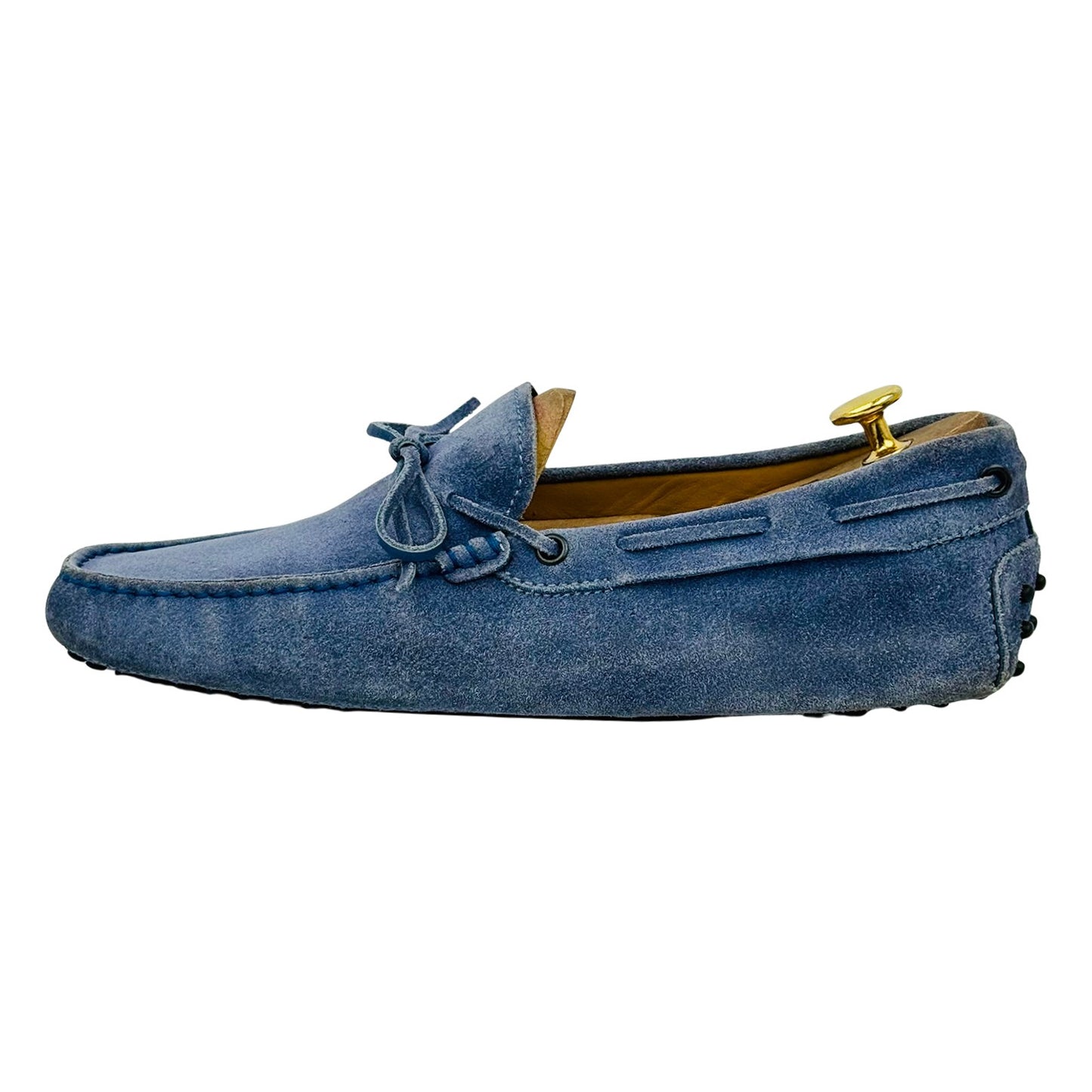 Tod's Men's Blue Gommino Suede Driving Loafer (Size 42.5)