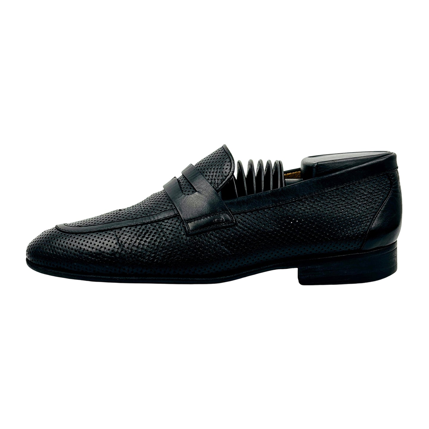 Amedeo Testoni Black Penny Loafer (Size 39/39.5) - 12664