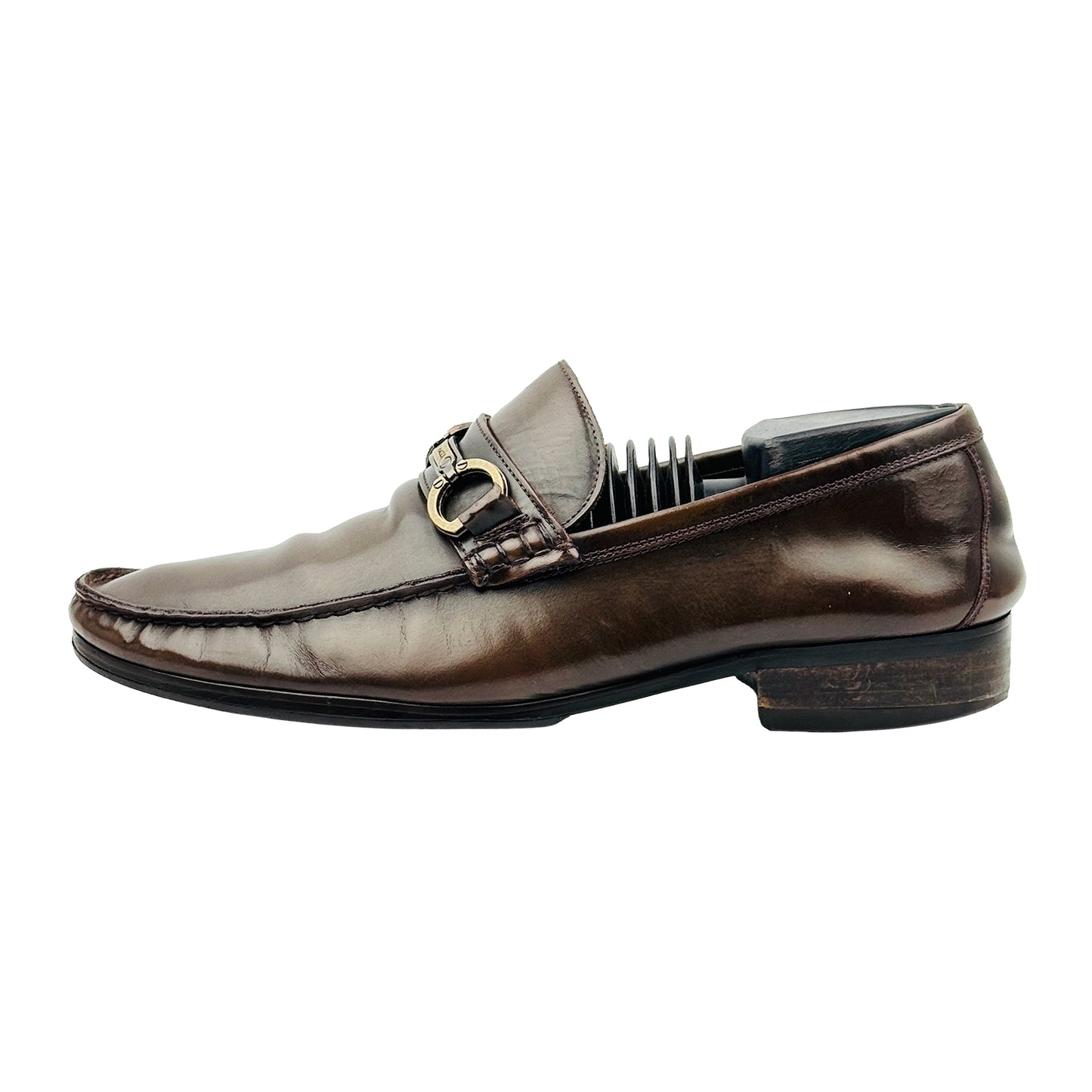 Bruno Magli Men's Brown Leather Loafers (Size 41)