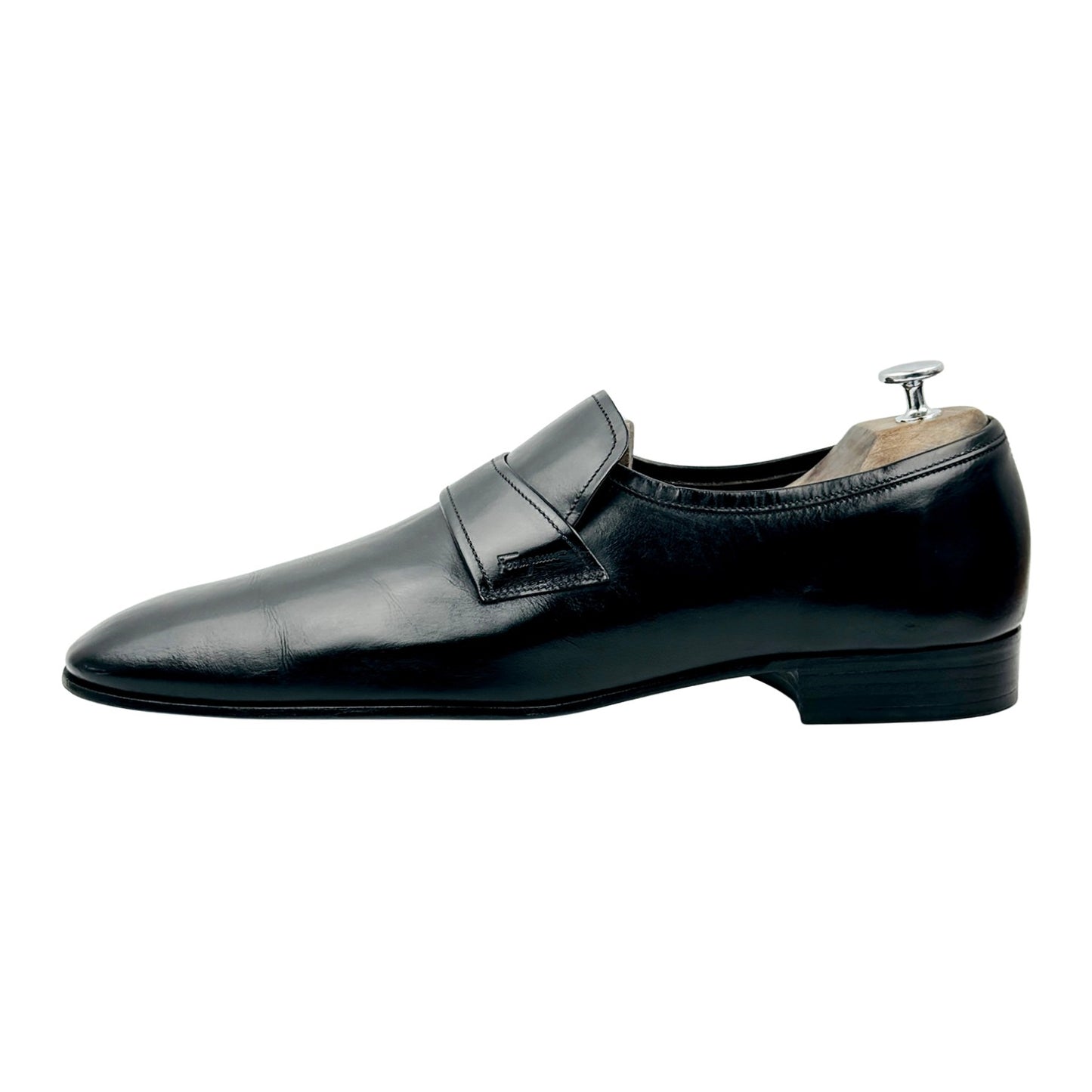 Salvatore Ferragamo Men’s Leather Penny Loafers (Size 45.5/46)