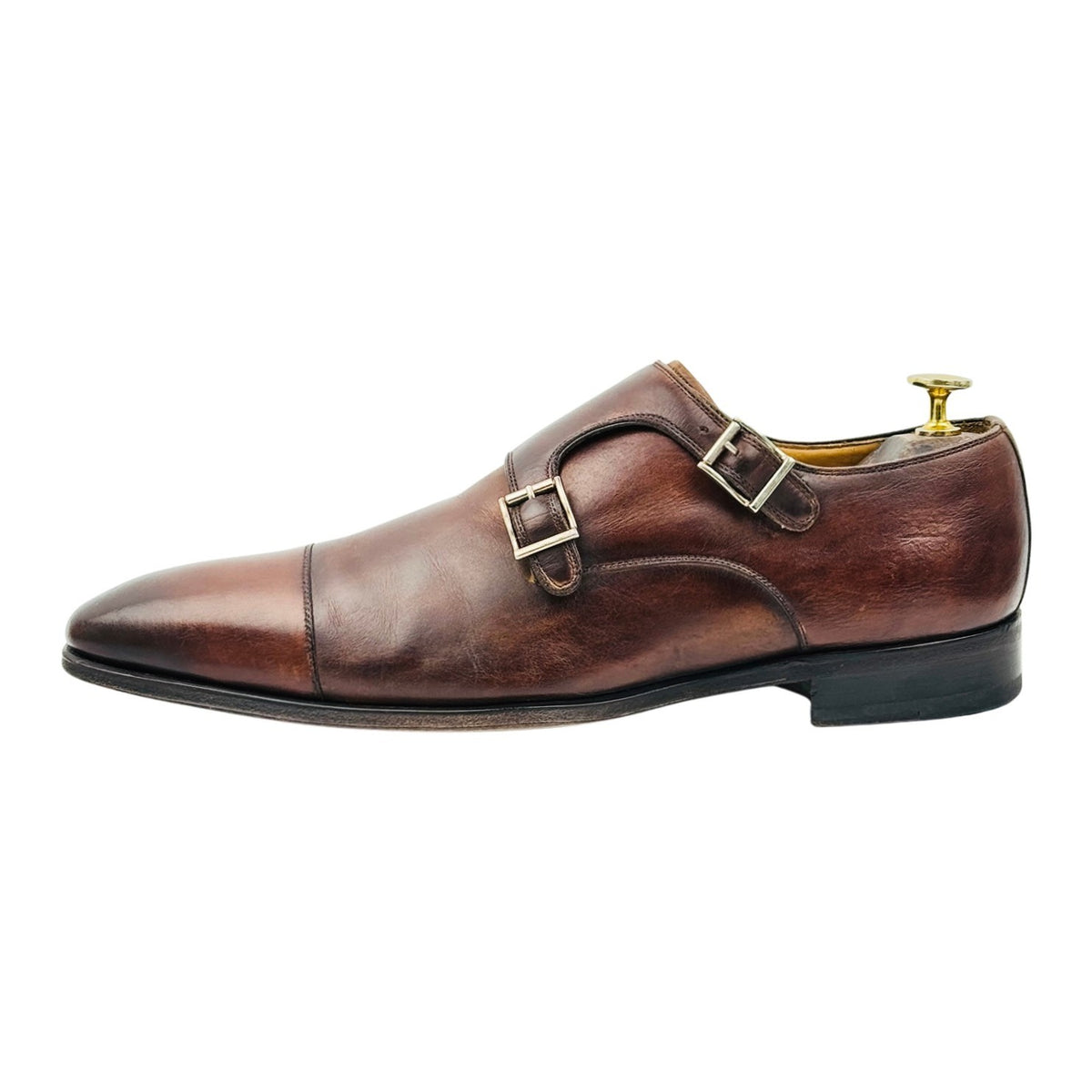 Magnanni Garrett Double Buckle Monk Strap Shoes (Size 42.5) - 23808-13