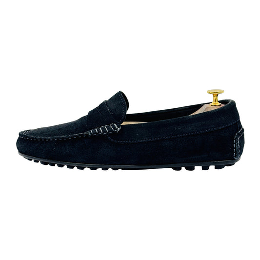 Tommy Hilfiger Black Suede Loafers (Size 43/43.5)