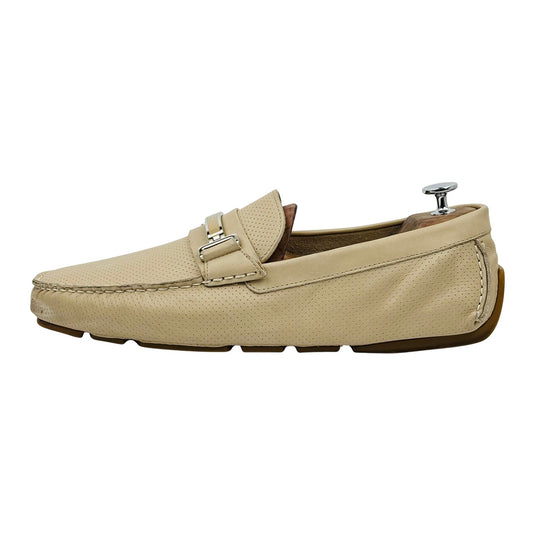 Bally Men's Beige Leather Italian Loafer (Size 44)