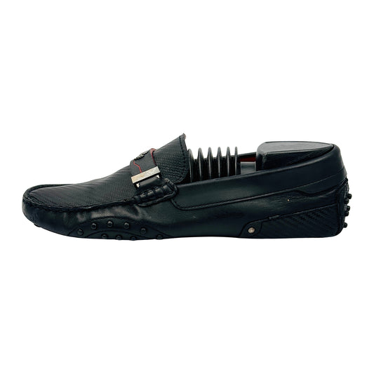 Tod's for Ferrari Gommino Black Driving Loafers (Size 42)
