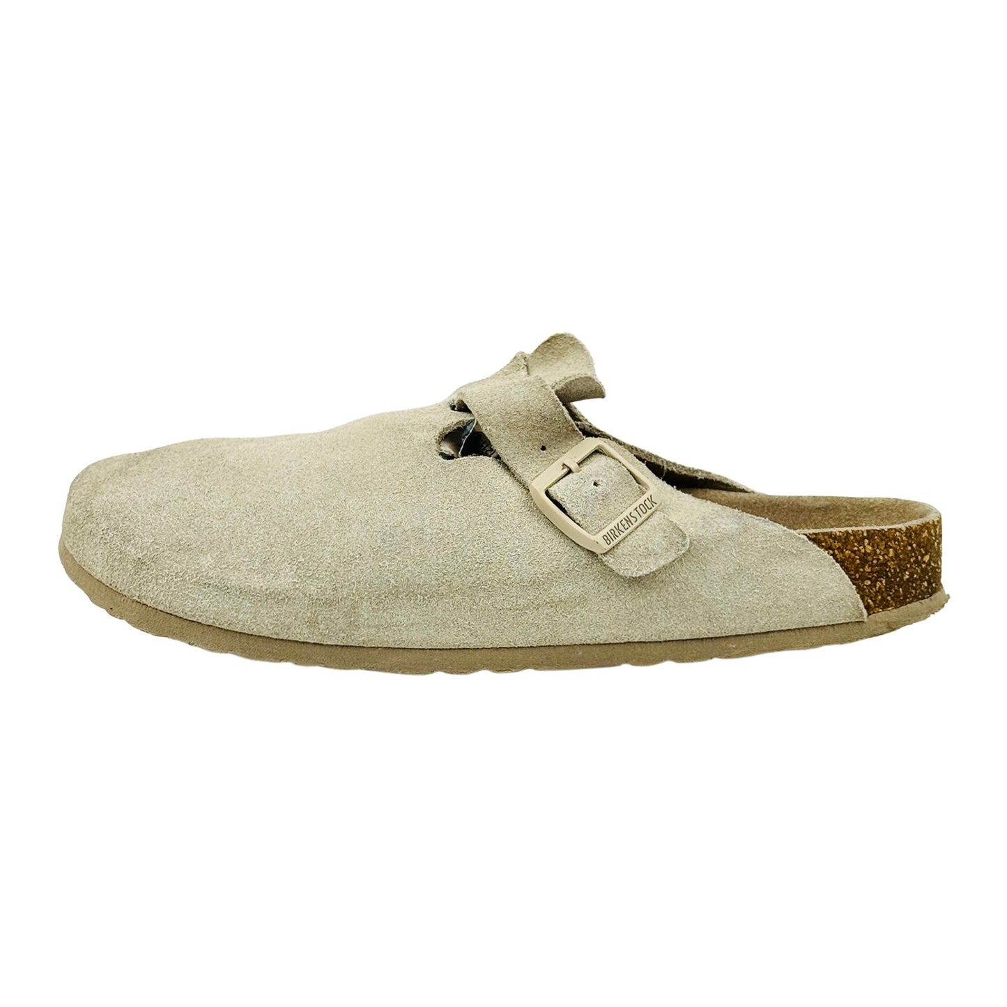 Birkenstock Boston Beige Suede Clogs (Size 42/42.5) - 0560771
