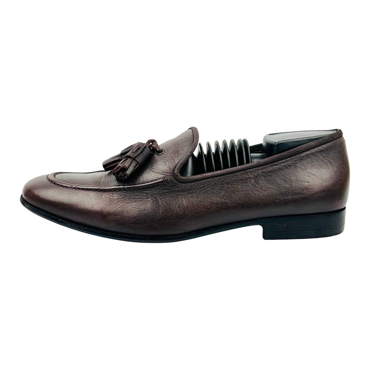 Salvatore Ferragamo Leather Tassel Loafers (Size 41/41.5)