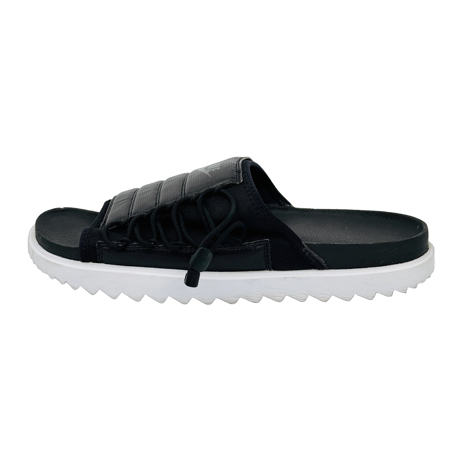 Image of Nike Men's Asuna Black White Slides (Size 47/47.5) - CI8800-102