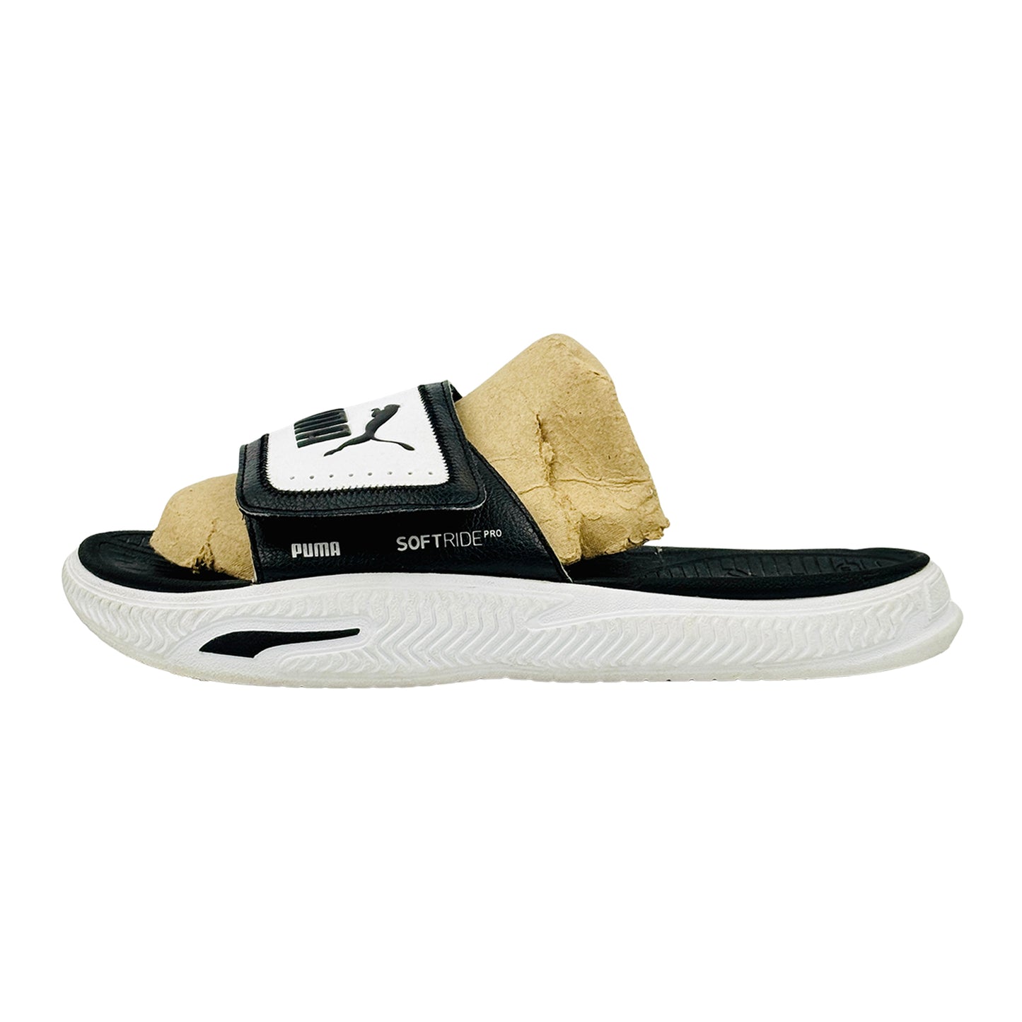 Puma SoftridePro 24 V Black Slides (Size 42)