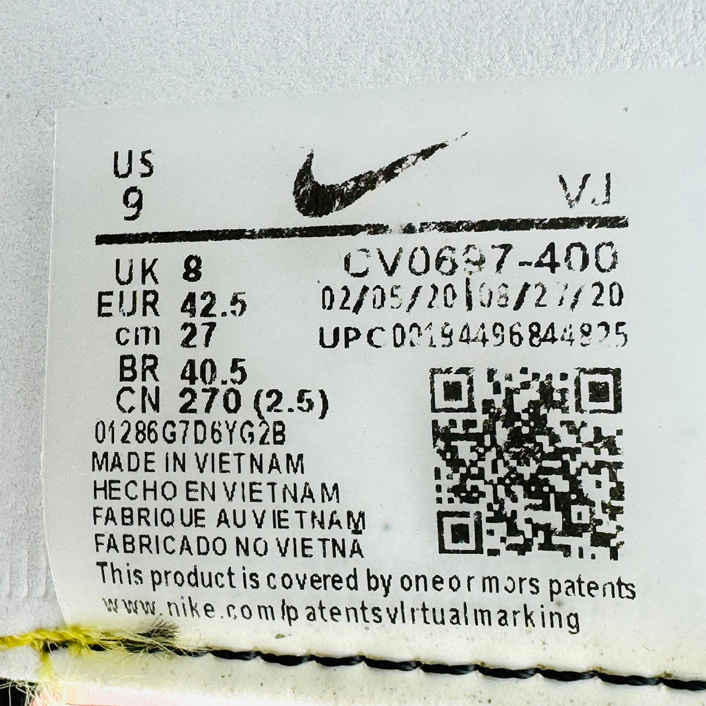 Nike X Off-White Air Zoom Tempo NEXT% Shoes (Size 42.5) - CV0697-400