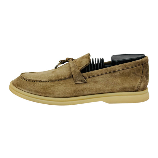 Loro Piana Summer Walk Brown Loafers (Size 40/40.5) - N50211