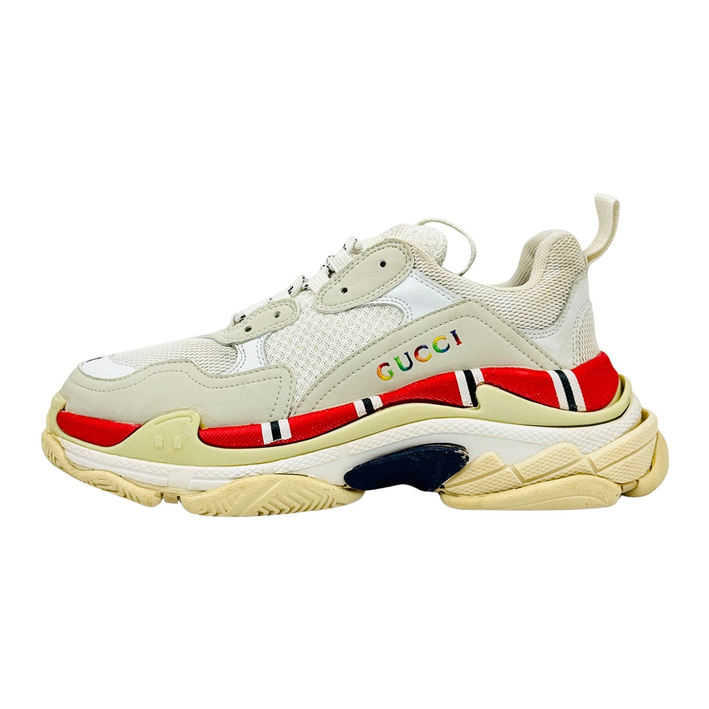 Gucci X Balenciaga Triple S 'Off-White' Shoes (Size 41)