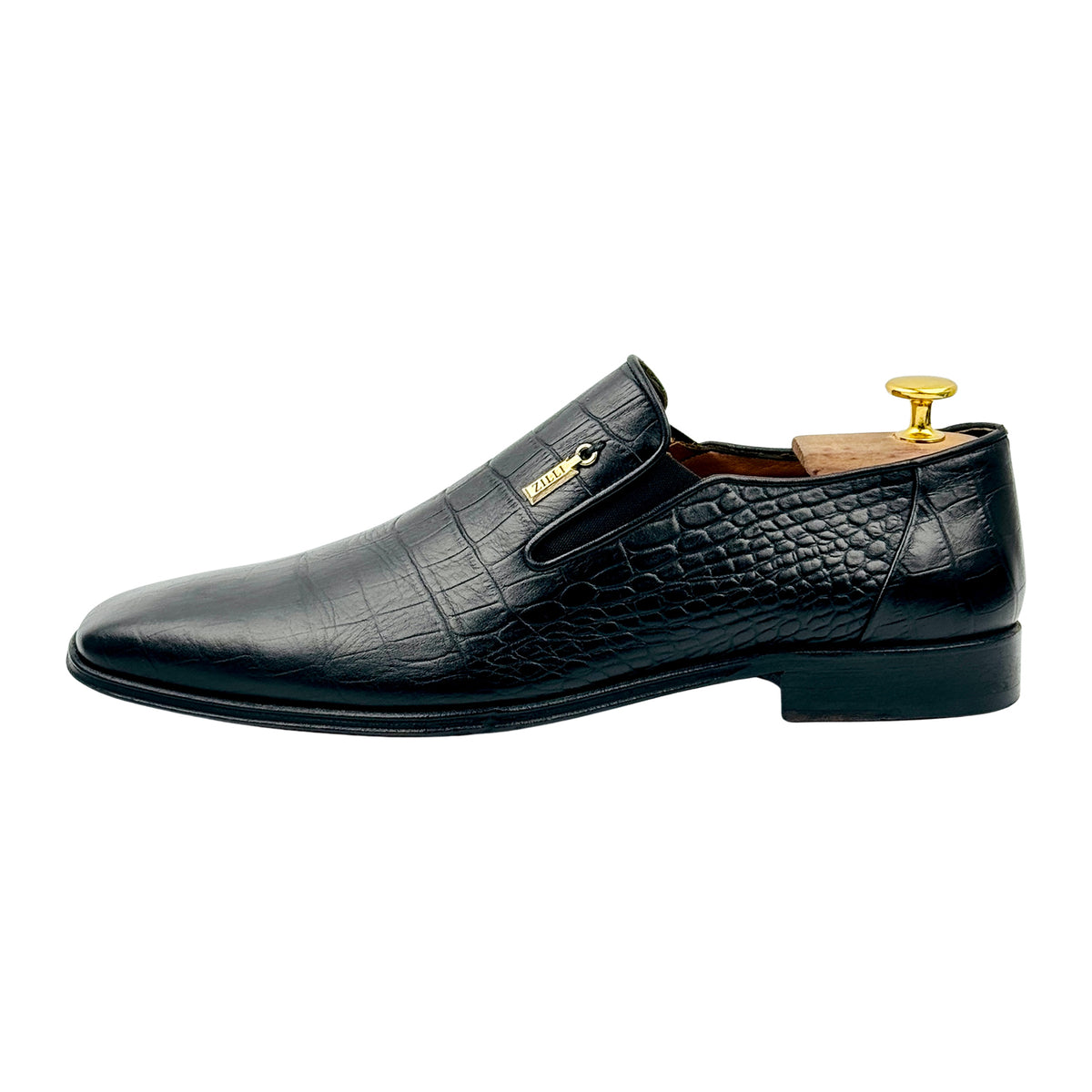 Zilli Black Crocodile Leather Loafers (Size 42)