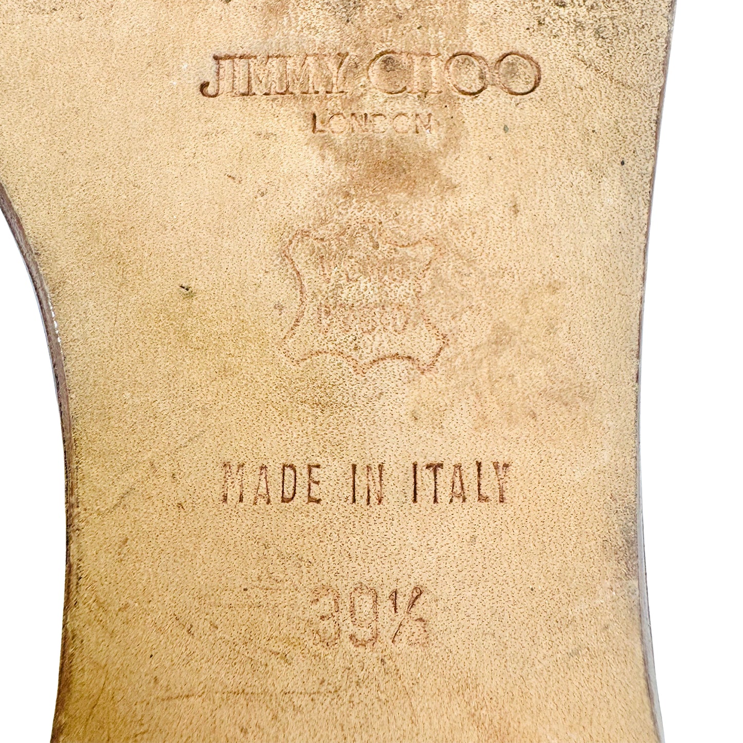 Jimmy Choo Women's Metallic Leather Sandals (Size 39.5)