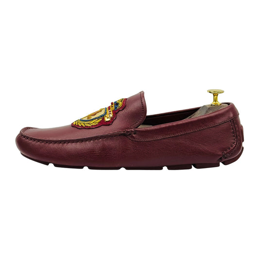Billionaire Men's Italian Couture Crest Loafers (Size 42.5)