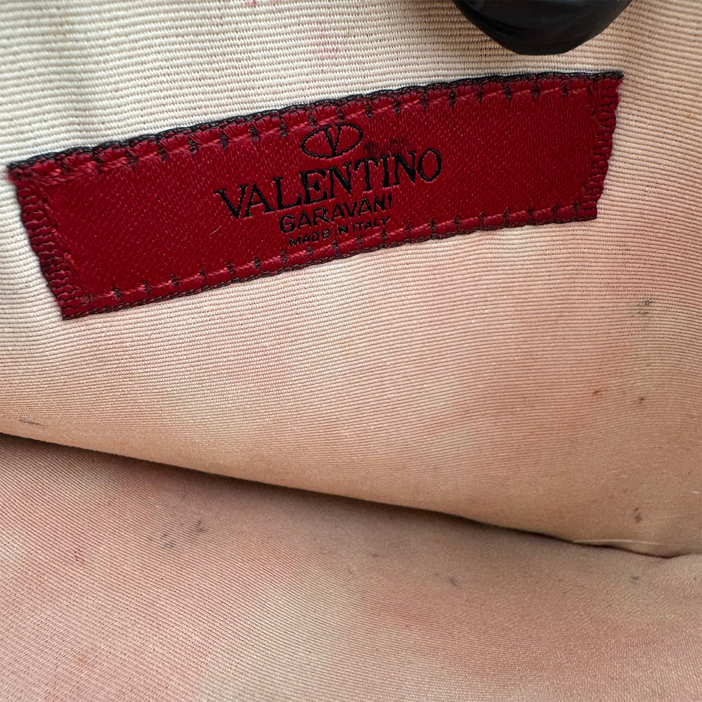Valentino Garavani Rockstud Red Clutch Bag