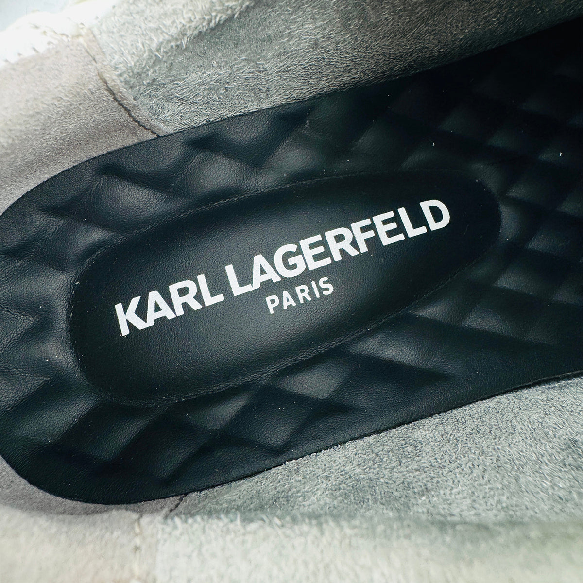 Karl Lagerfeld White Leather Sneakers (Size 41)