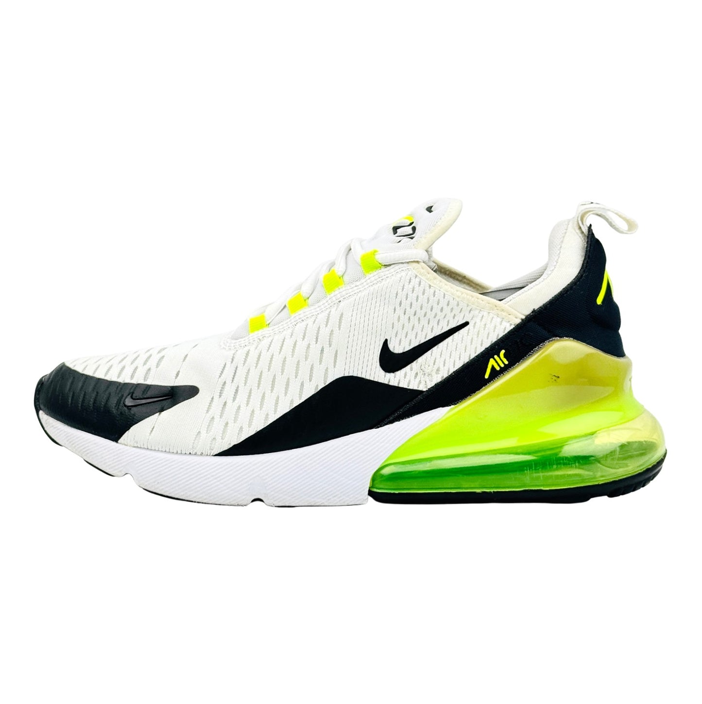 Nike Air Max 270 'White Black Volt' Shoes (Size 41) - DC0957-100
