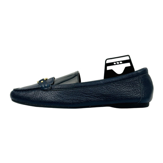 Michael Kors Hamilton Navy Blue Loafers (Size 35.5)