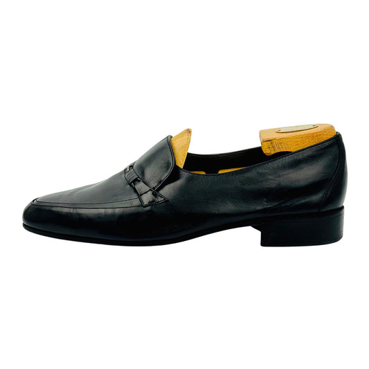Bally Lawrence Black Calfskin Leather Loafer (Size 43/43.5)