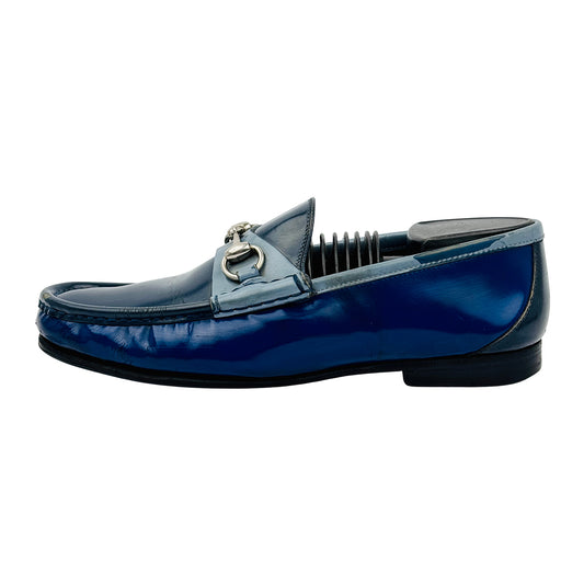 Gucci Men's Horsebit 1953 Patent Leather Loafers (Size 38.5/39) - 387598