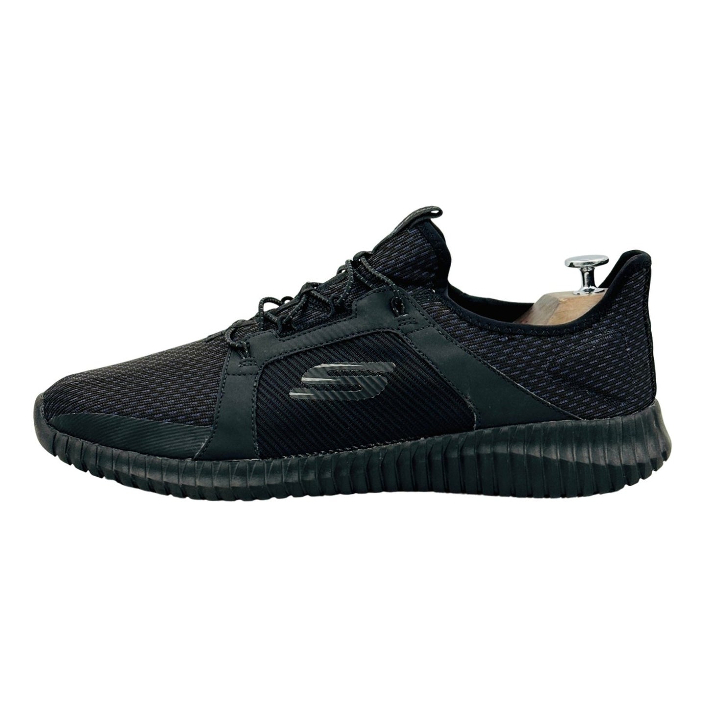 Skechers Men's Elite Flex Black Shoes (Size 46) - 52640-BBK